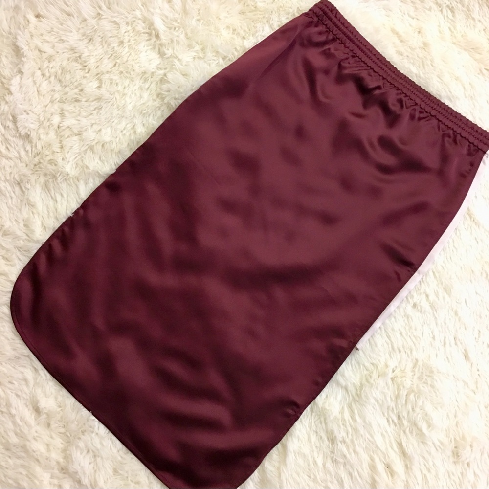 ALEXANDER WANG Side Stripe Split Hem Midi Skirt - Picture 4 of 5